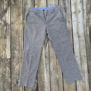 Dusty Sandy Grey Wool Banana Republic Dress Pants Kentfield Pant